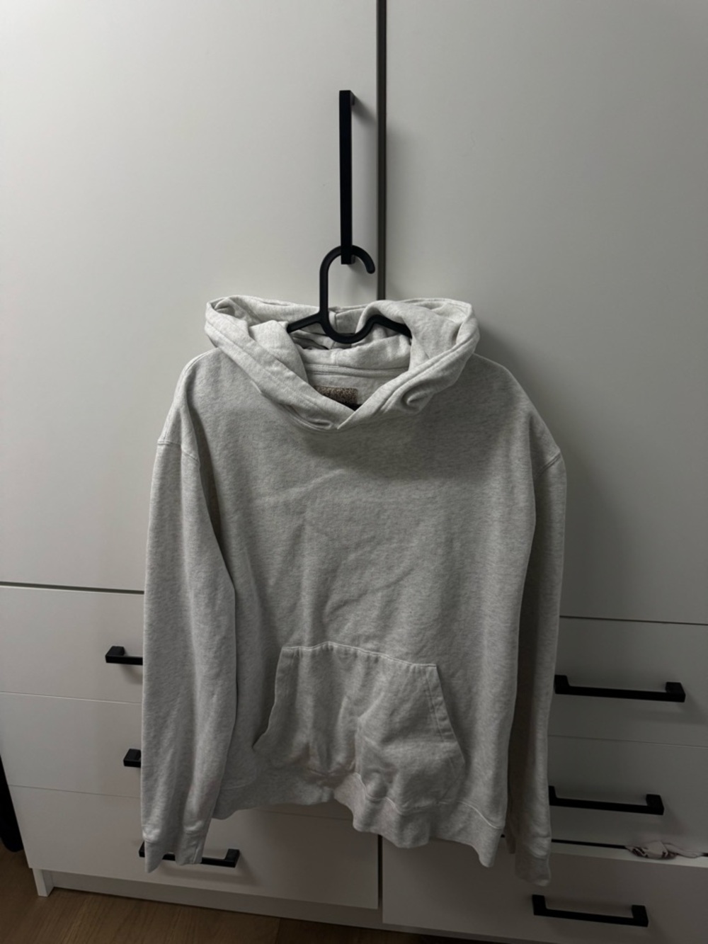 Harlow Light Gray Hoodie Sweatshirt